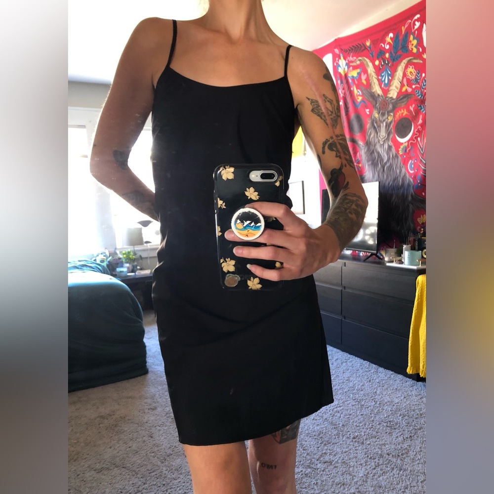 Nanette Lepore Black Mini Slip Dress